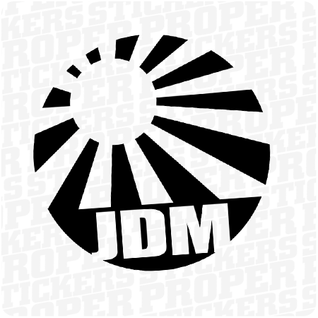 JDM RISING SUN CIRCLE